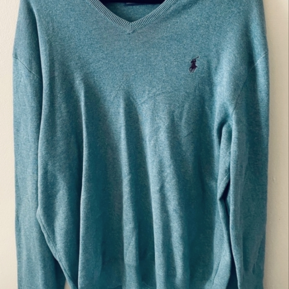 NWT 100% Pima cotton Ralph Lauren Polo men’s sweater